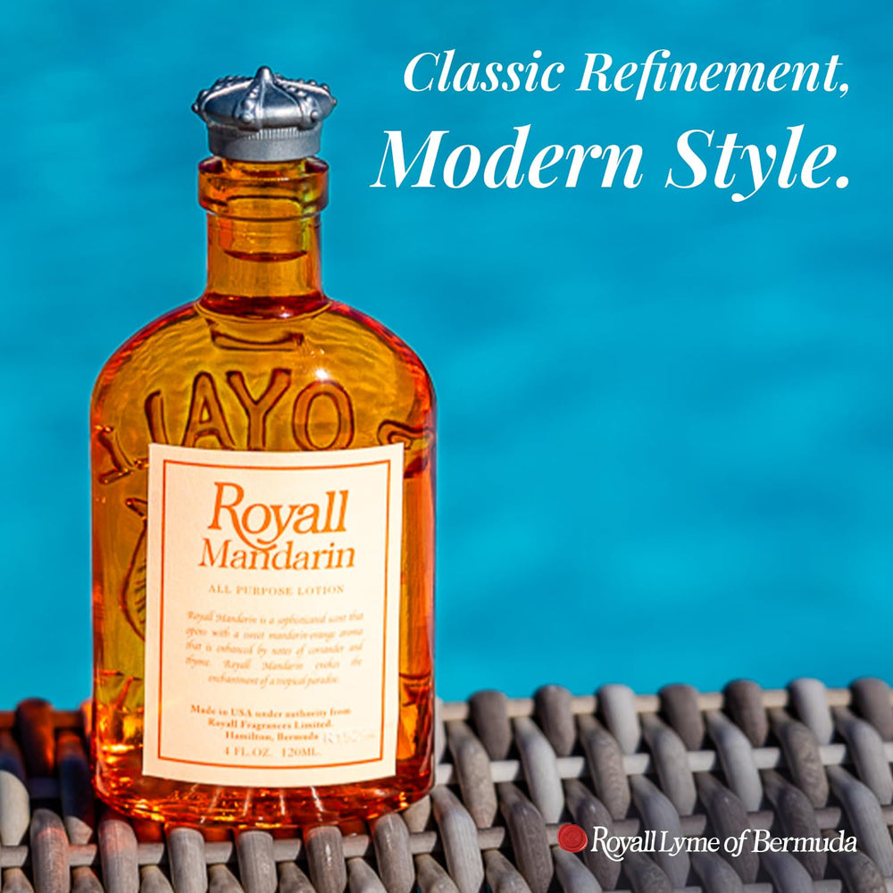 Royall Mandarin gift box presents an elegant ready-to-gift fragrance.