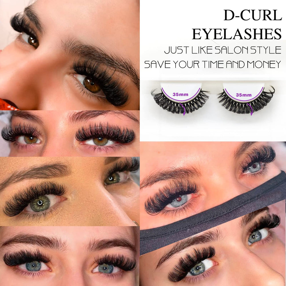 Royaomis 15mm wispy lashes enhancing eyes with long-lasting salon-like fullness.
