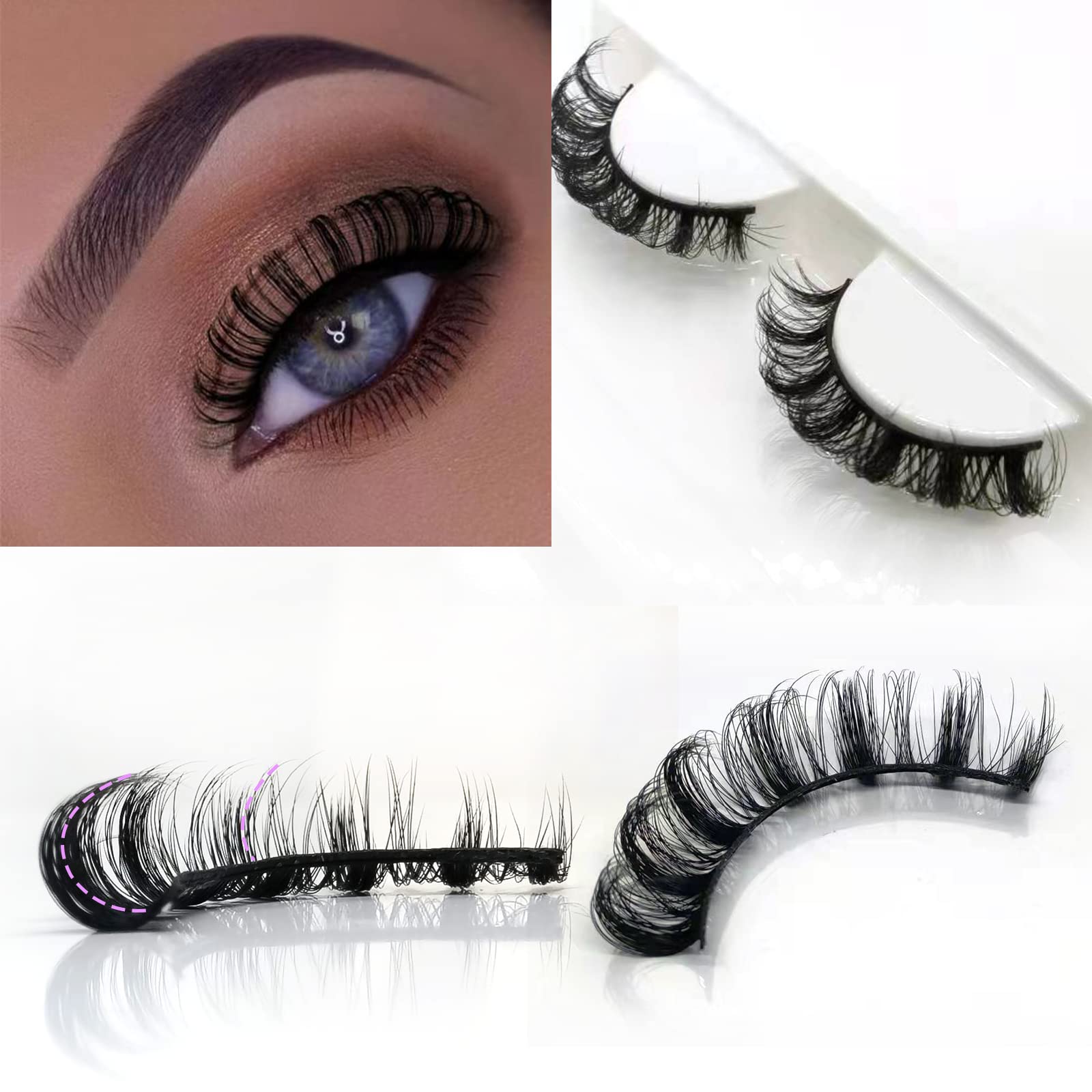 royaomis daily-wear natural eyes lashes—lightweight comfort with seamless blending.