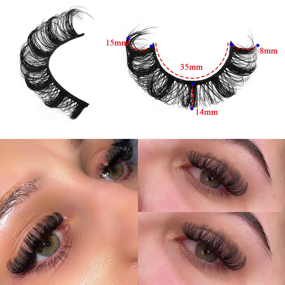 royaomis easy-apply reusable lashes—simple to fit, reusable for multiple occasions.