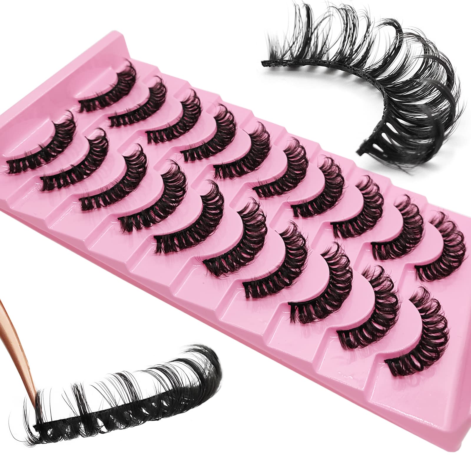 royaomis lightweight soft silk faux mink lashes—airy comfort for all-day wear.