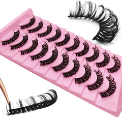 royaomis lightweight soft silk faux mink lashes—airy comfort for all-day wear.