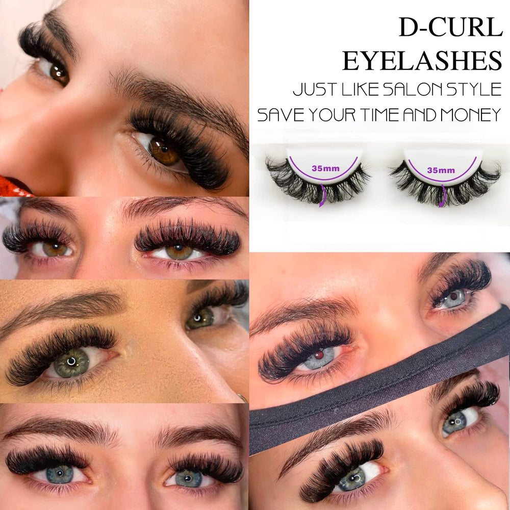 royaomis salon look dd curl false eyelashes—salon-inspired volume at home.
