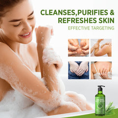 Roycederm bottle label detail emphasizing clean, natural ingredients.