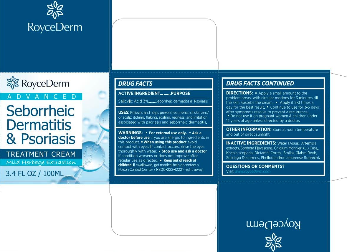 Roycederm bottle pour therapy demonstrates smooth dispensing.