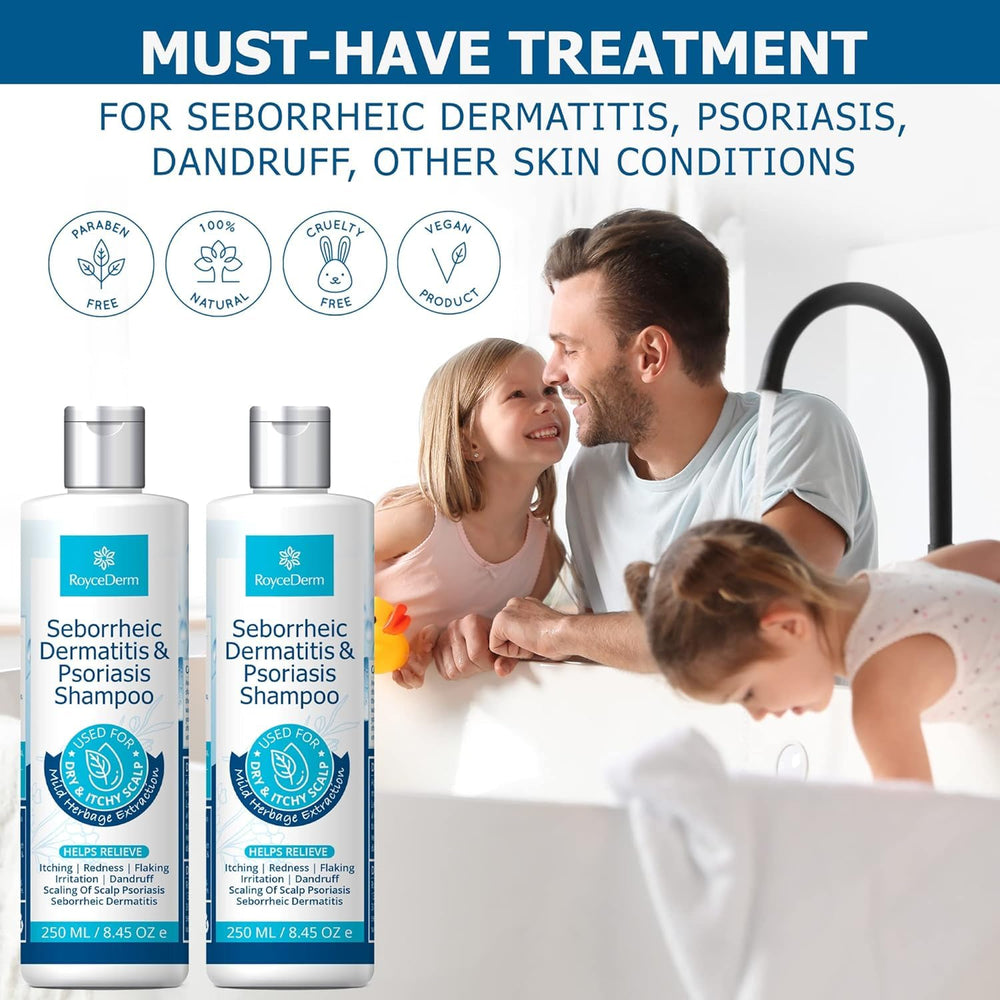 Roycederm Seborrheic Dermatitis Shampoo ingredients emphasize mild herbal extracts