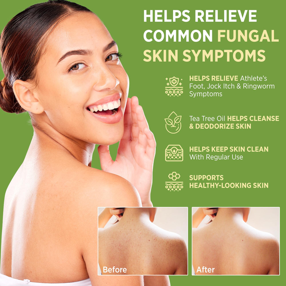 RoyceDerm tea tree scented bar providing a refreshing wash experience.