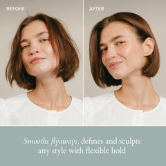 RŌZ Evergreen Styling Cream on hair to define texture