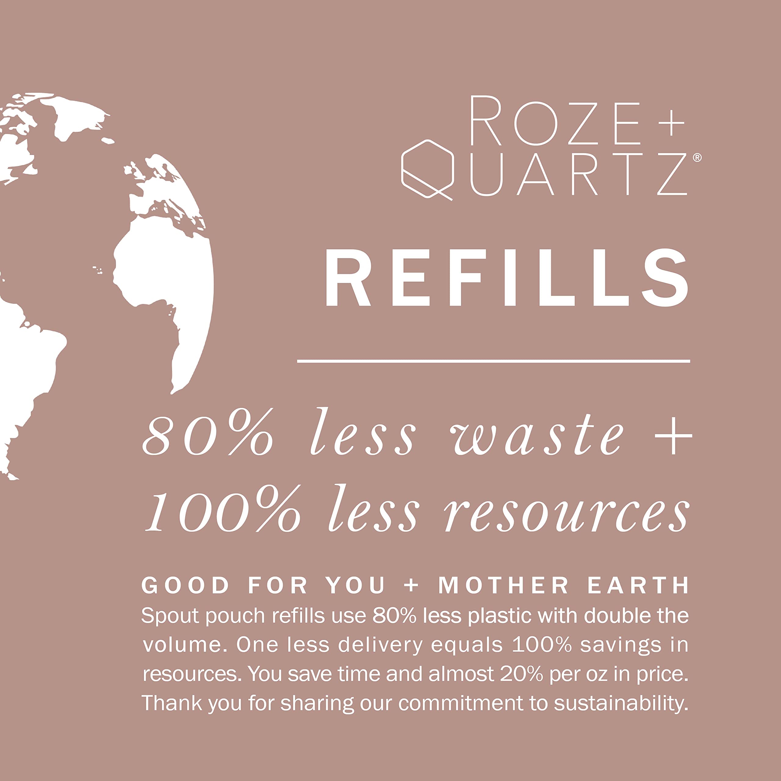 Ingredients label on Roze + Quartz Hair Mask highlighting sunflower oil and vitamin E.