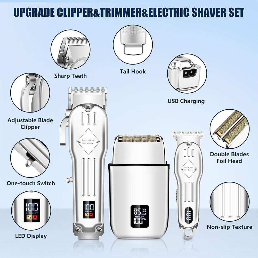 Roziapro foil shaver delivers smooth edges without irritation for comfortable grooming
