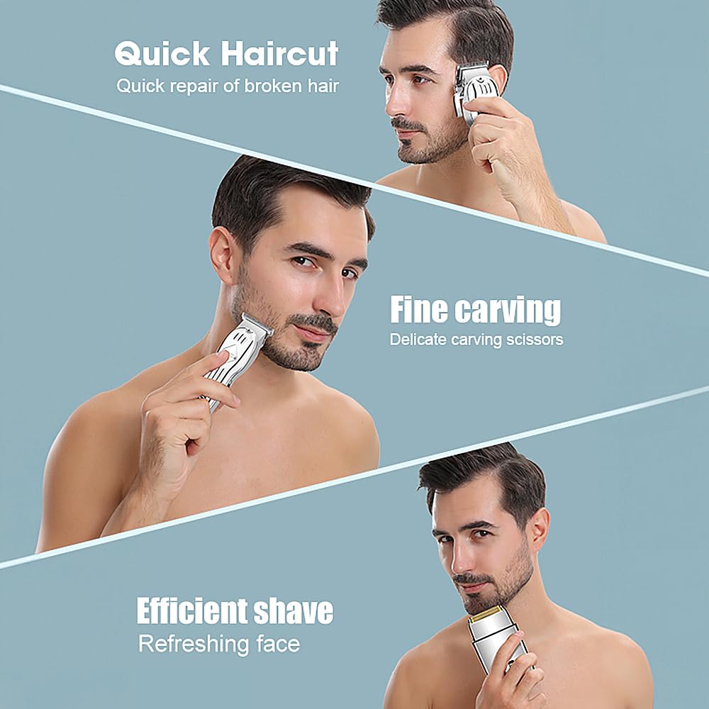 Roziapro silver grooming kit looks stylish on any bathroom counter