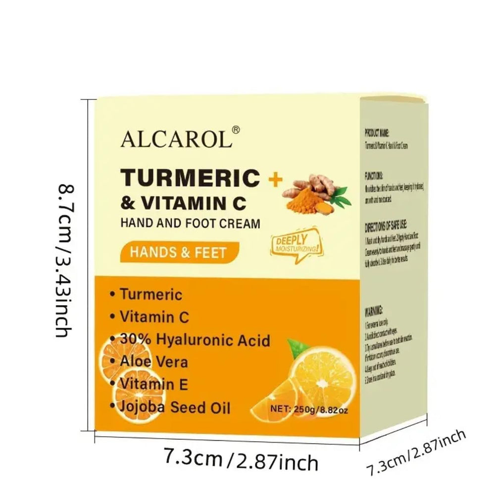 Close-up of ROZINO Alcarol ingredients like turmeric and hyaluronic acid for hydration