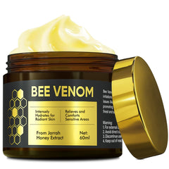 RQUXMT natural bee venom cream bottle for daily anti aging hydration