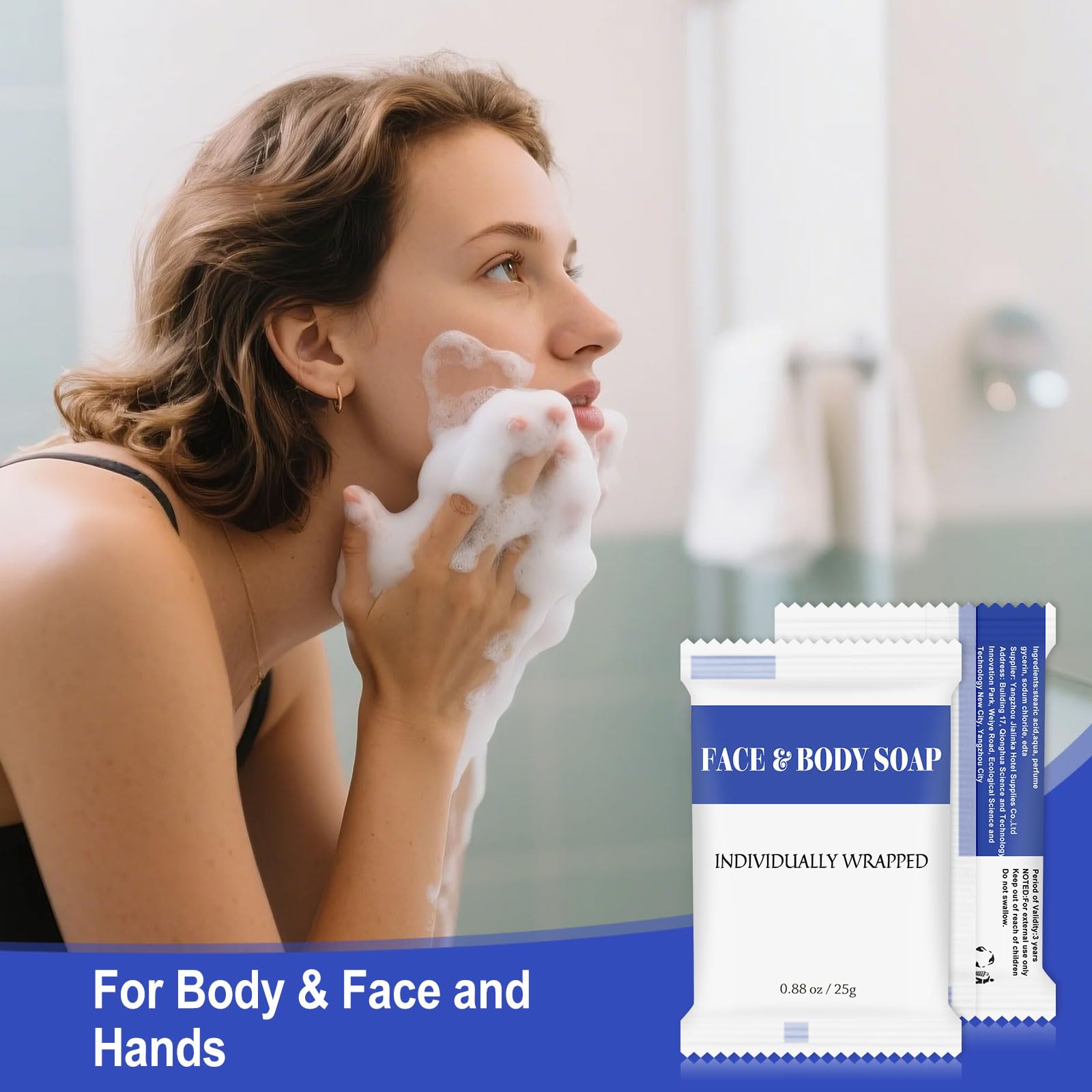 RSQAZQ hotel amenities bulk soap bars ideal for guest bathrooms and donation programs