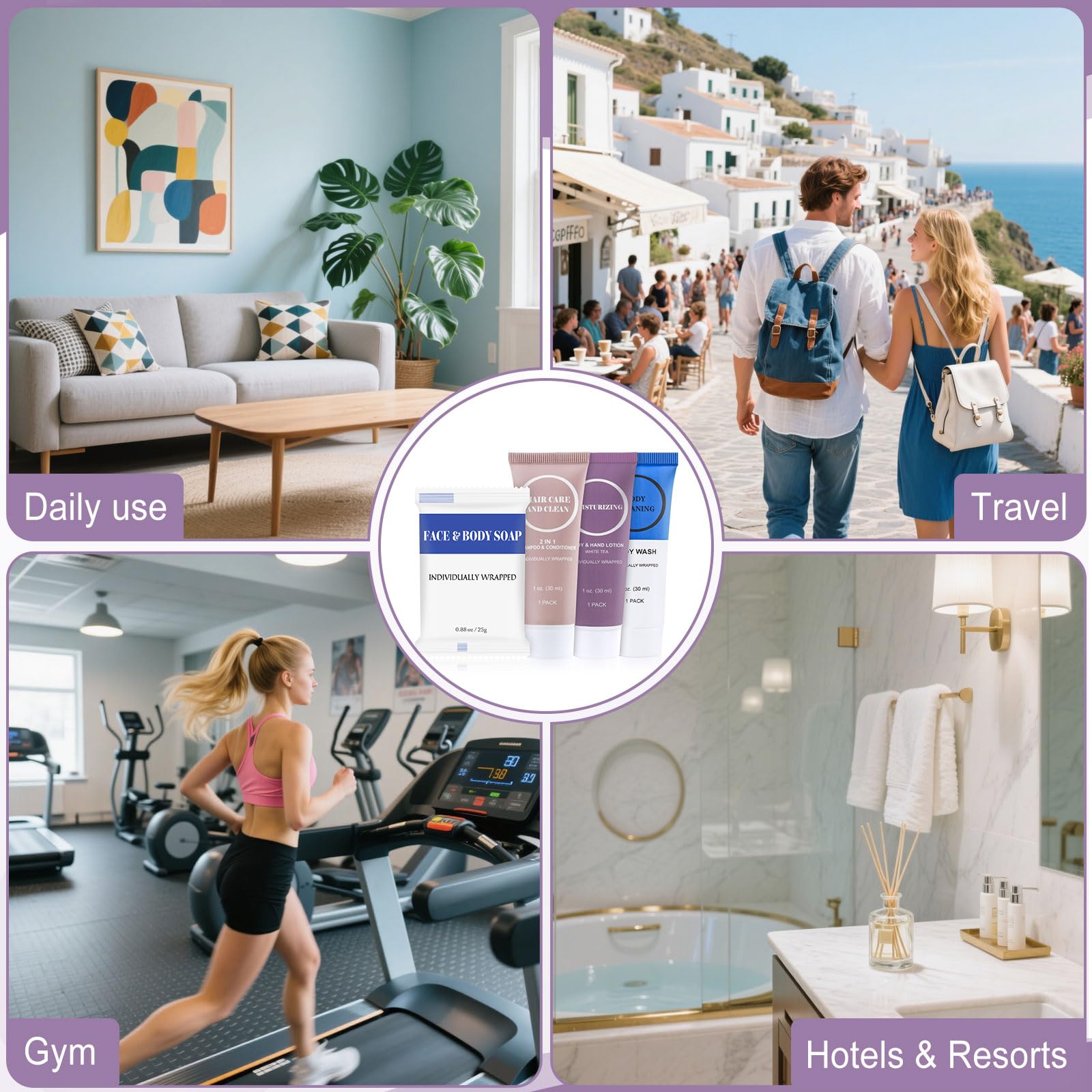 RSQAZQ hotel supply bulk donation kit supports shelters and charities