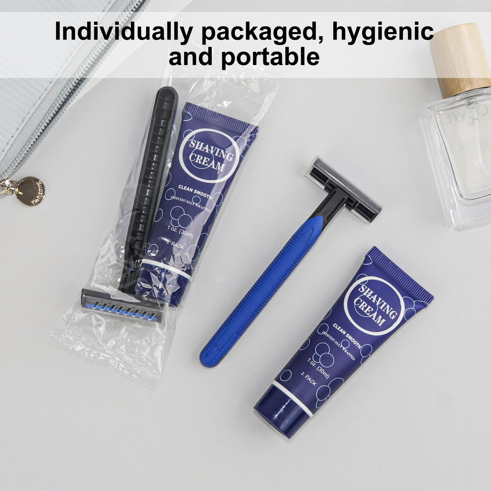 RSQAZQ shaving cream 30ml provides convenient skincare away from home.
