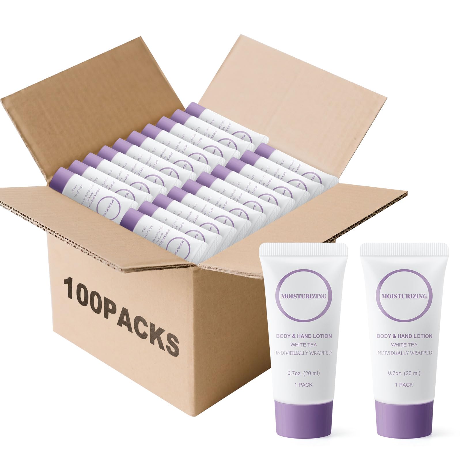 RSQAZQ travel-size body lotion tubes pack for on-the-go hydration