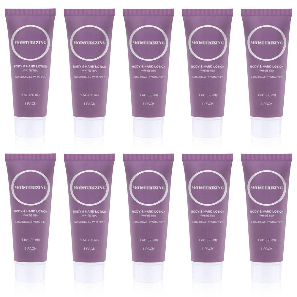 RSQAZQ travel size lotion 1oz tube front view, ideal for on-the-go hydration.