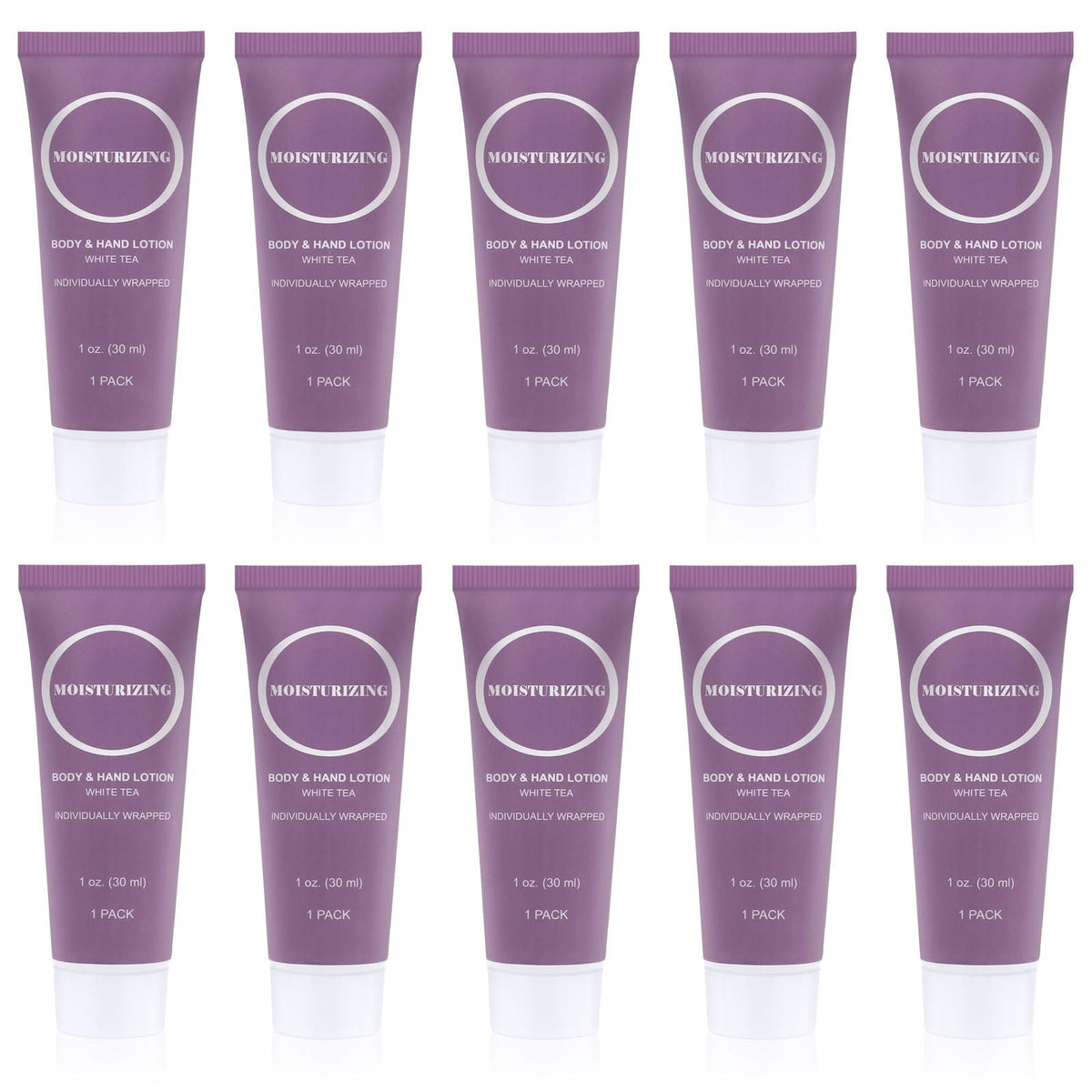 RSQAZQ travel size lotion 1oz tube front view, ideal for on-the-go hydration.