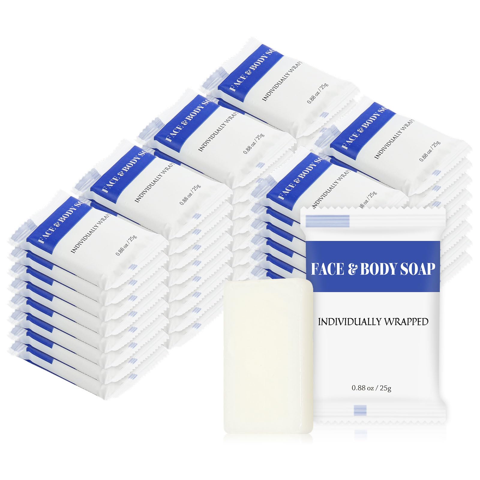 RSQAZQ travel size soap bars bulk for hotel amenities and travel use.