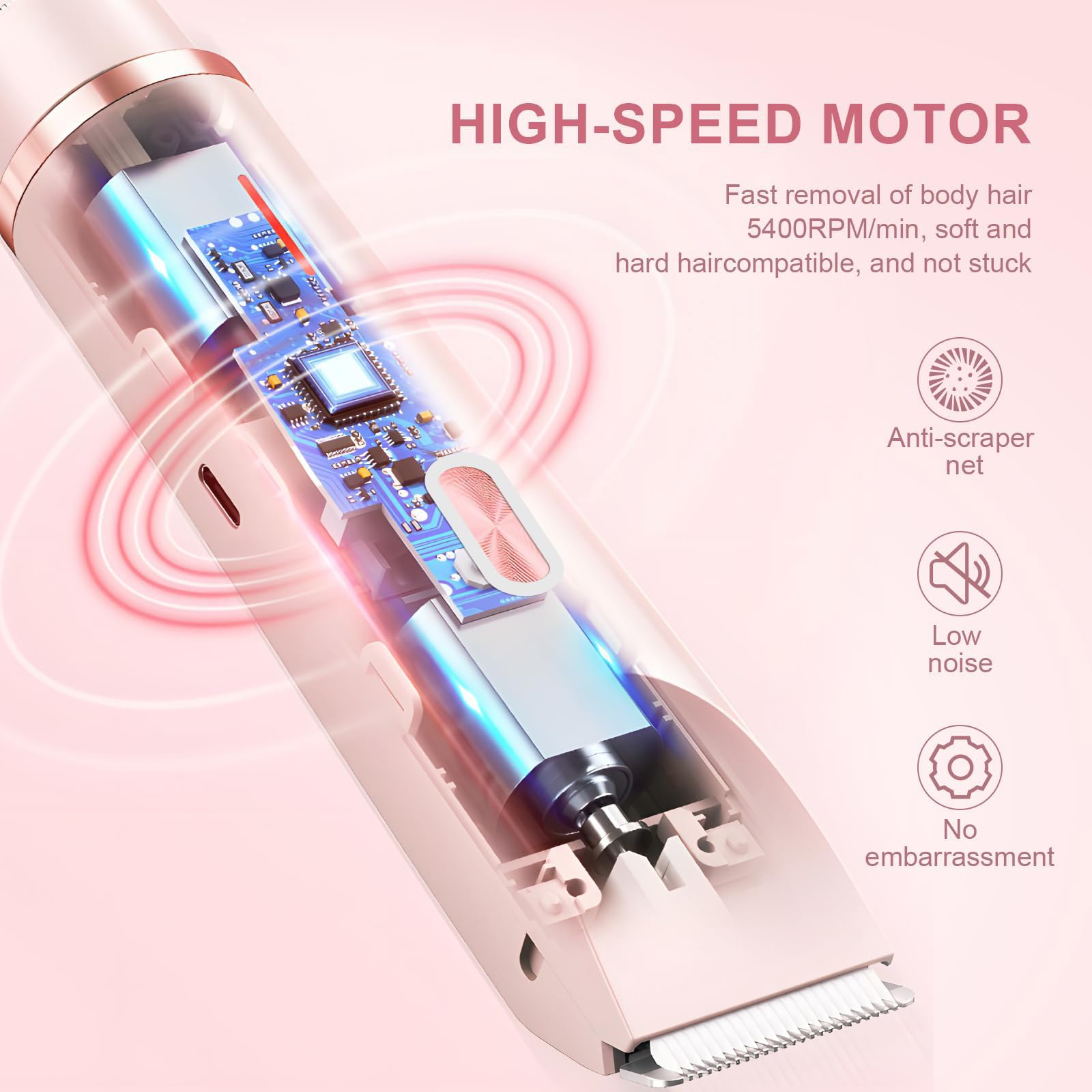 RtLvio Easy-clean rinseable head for quick maintenance after use