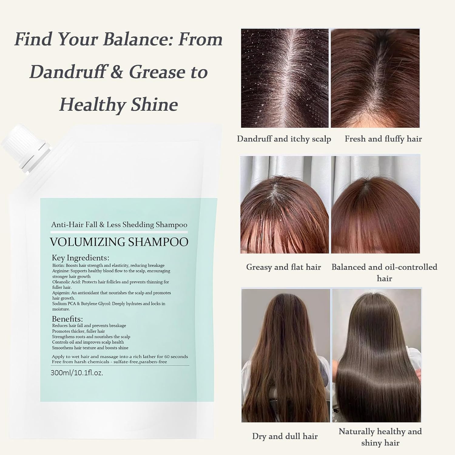 RTQSU Volumizing Shampoo rich foam lather demonstrating gentle cleansing