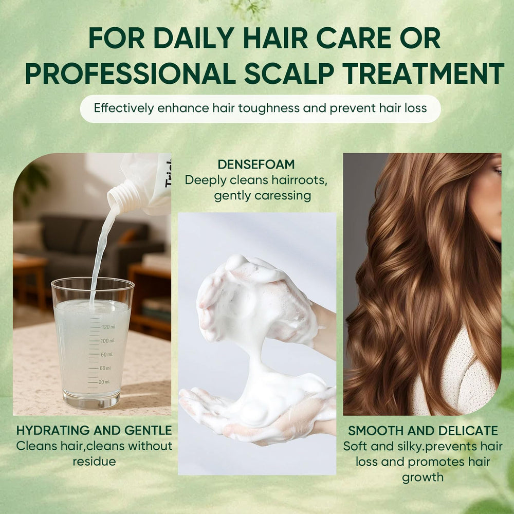 RTQSU Volumizing Shampoo rinse action capturing refreshing cleanse