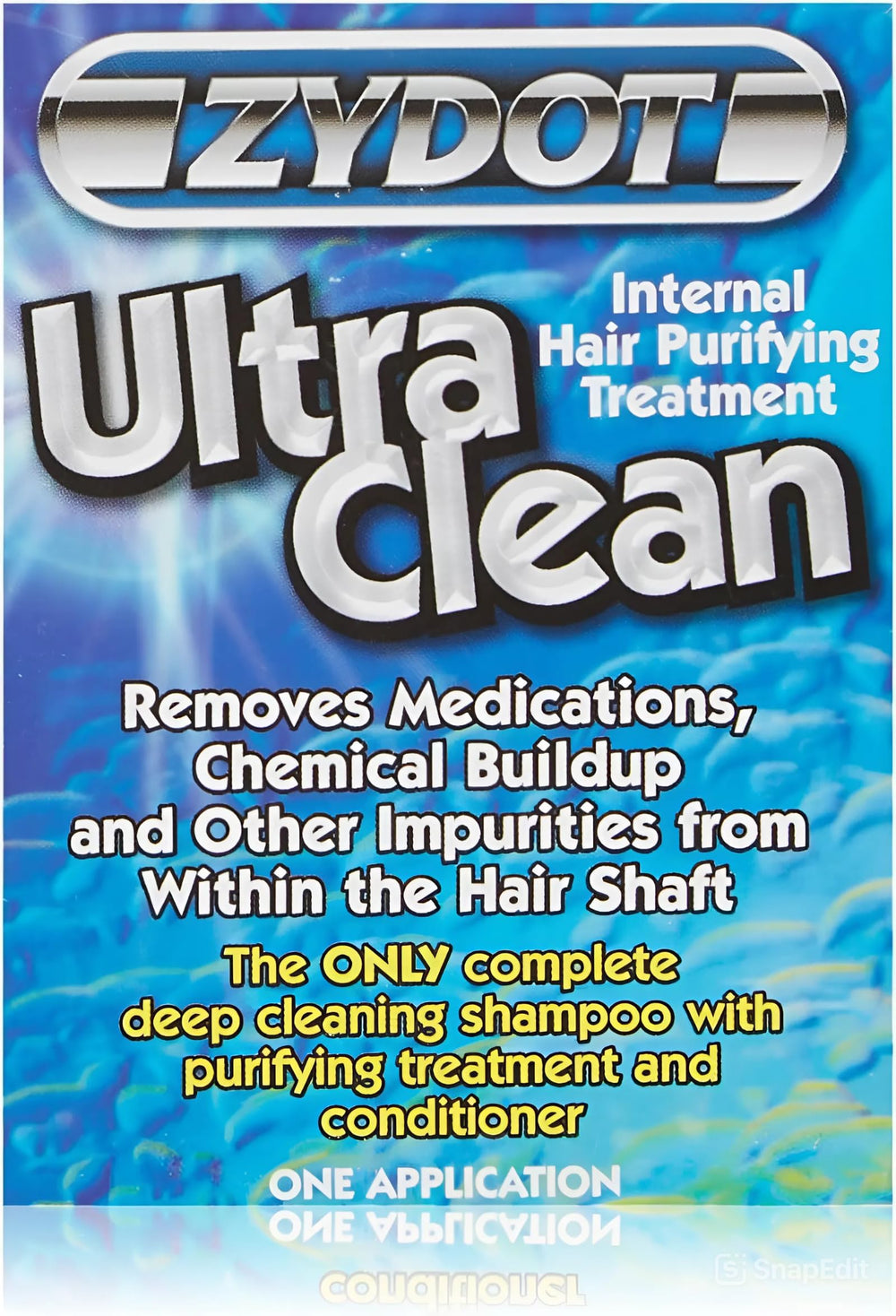 RU CLEAN Zydot second shampoo application reinforces cleansing while maintaining softness.