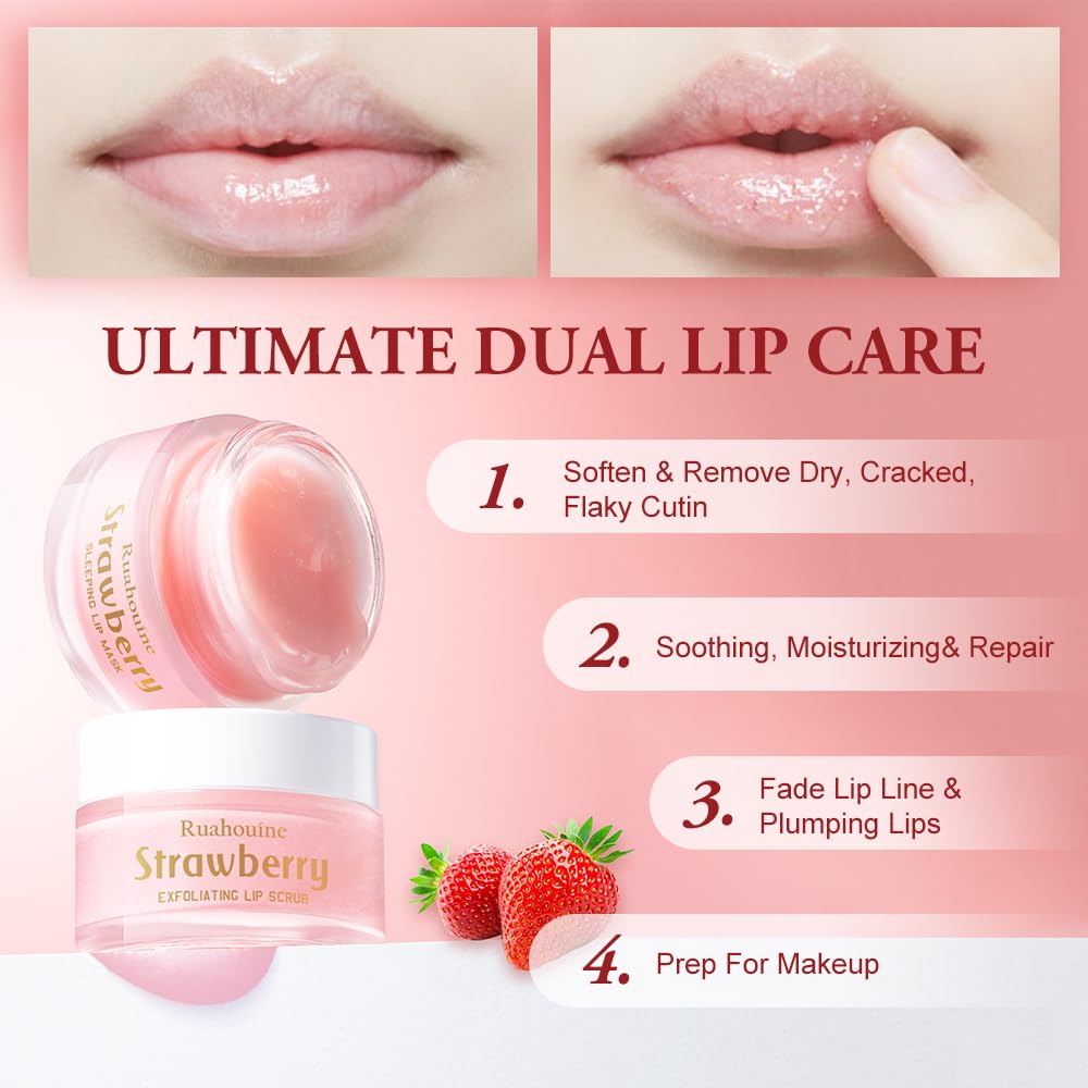 Ruahouine ingredients blend with berries and Vitamin C nourishes lips.