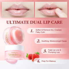 Ruahouine ingredients blend with berries and Vitamin C nourishes lips.