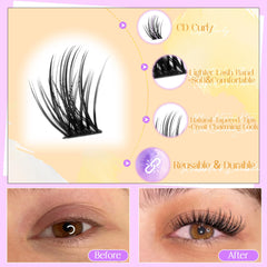 Ruairie 10-16mm mixed lengths for customizable daily and party looks.