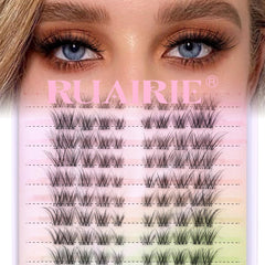 Ruairie 3D faux mink cluster lashes feel soft and light