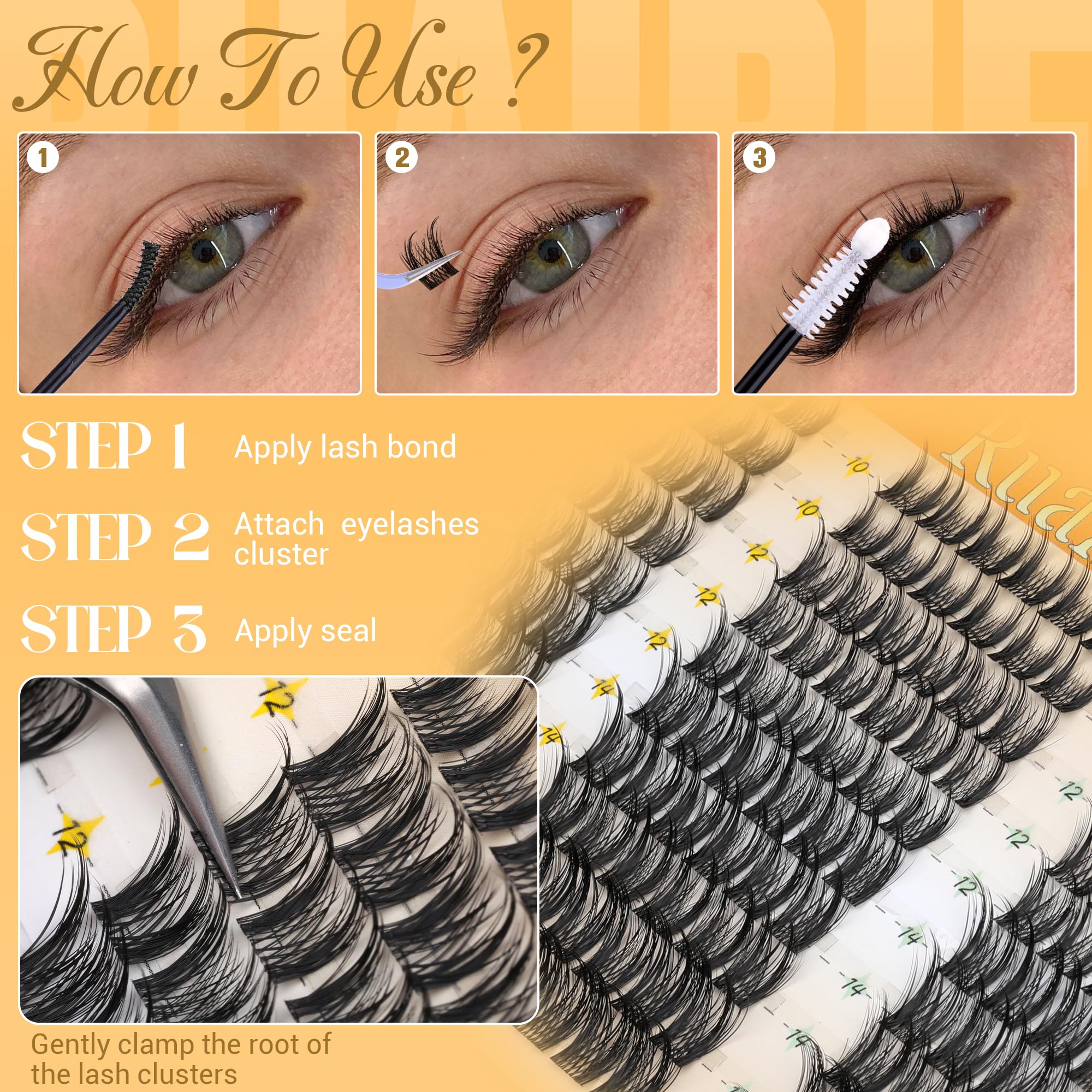 Ruairie Cruelty-free Lash Clusters offer guilt-free beauty with comfortable wear.