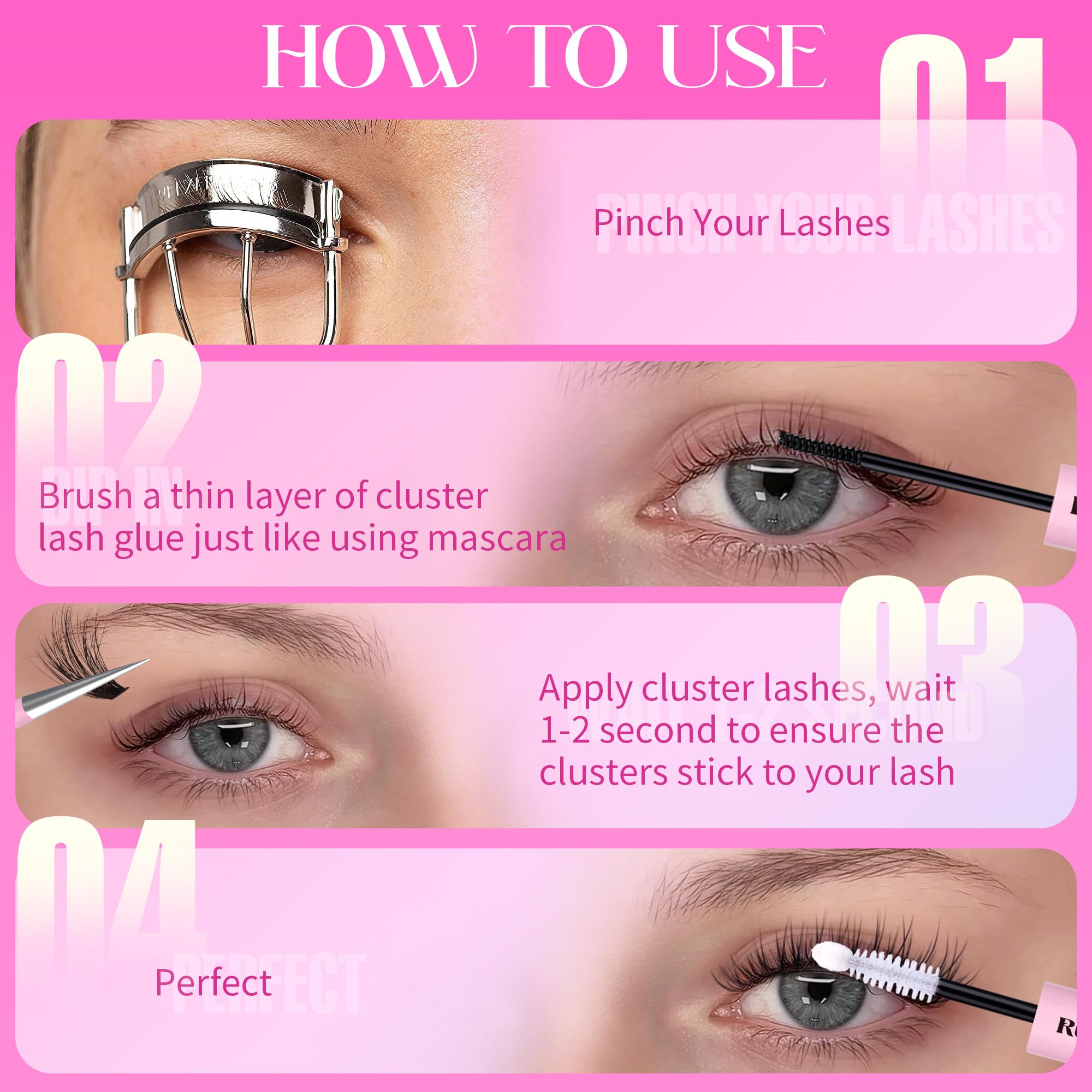 Ruairie DIY at-home lash application for salon-like results
