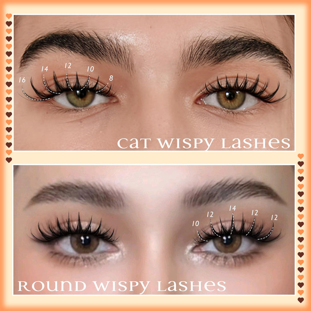 Ruairie DIY lash extensions 140pcs kit for customizable styling