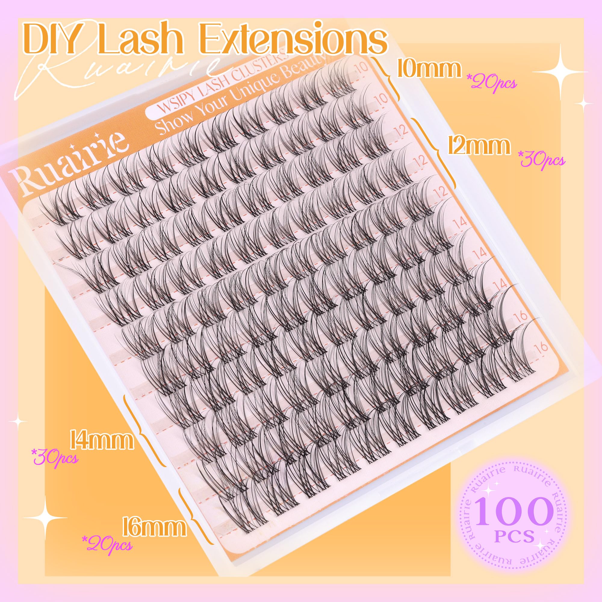 Ruairie 10-16mm mix enables DIY customization to suit eye shape