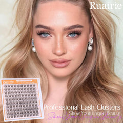 Ruairie lash clusters wispy 3D detail for a fluttery eye-enhancing effect