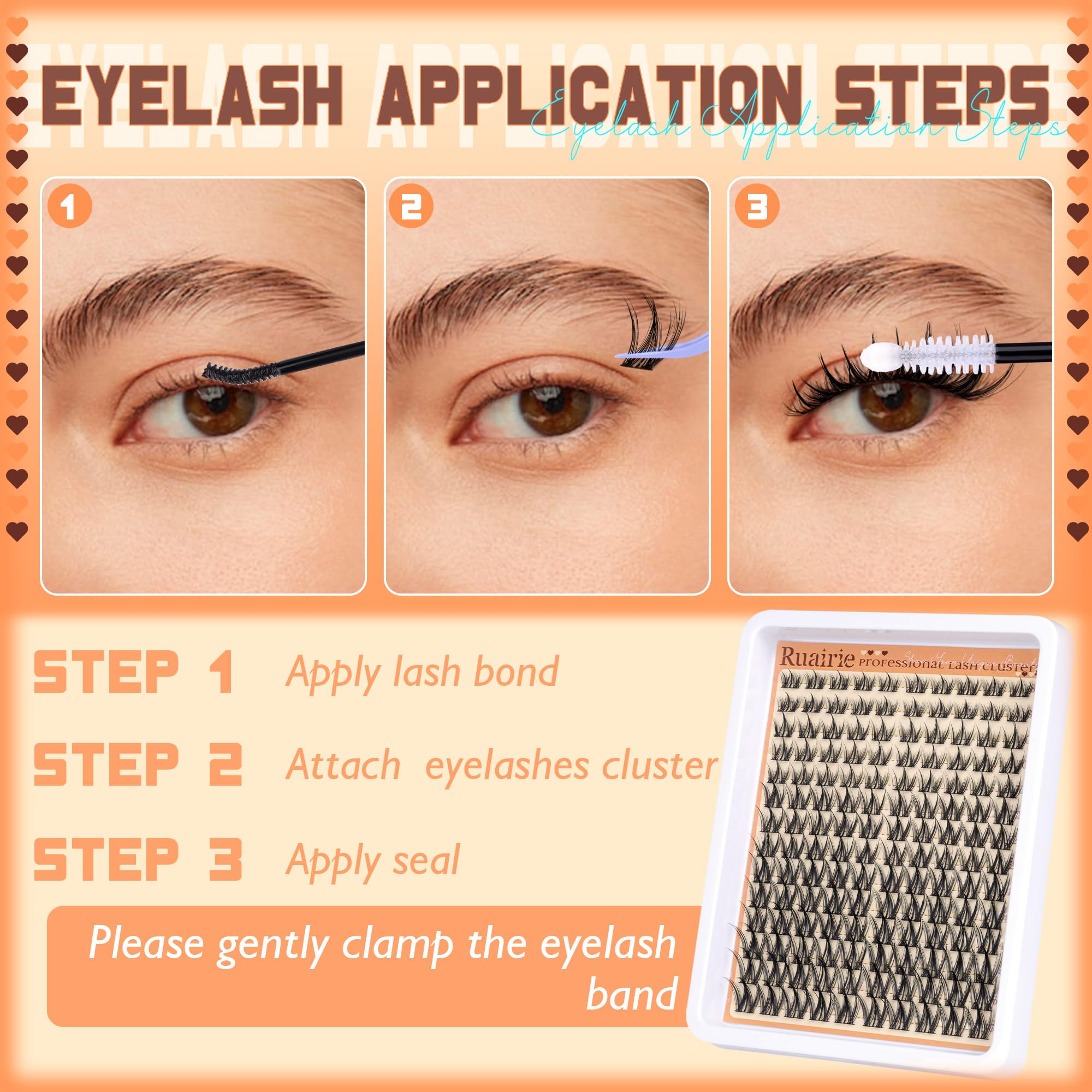 Ruairie seal enhances wear time on lash clusters