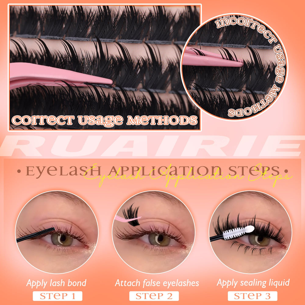 Ruairie lightweight mink-like material keeps lashes comfortable all day.