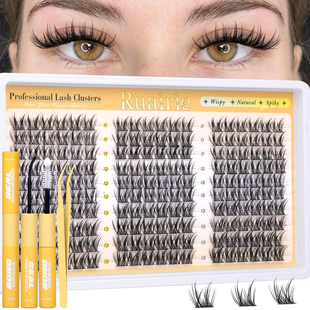 Ruairie Manga Lash Clusters Kit packaging highlights premium setup for quick first use