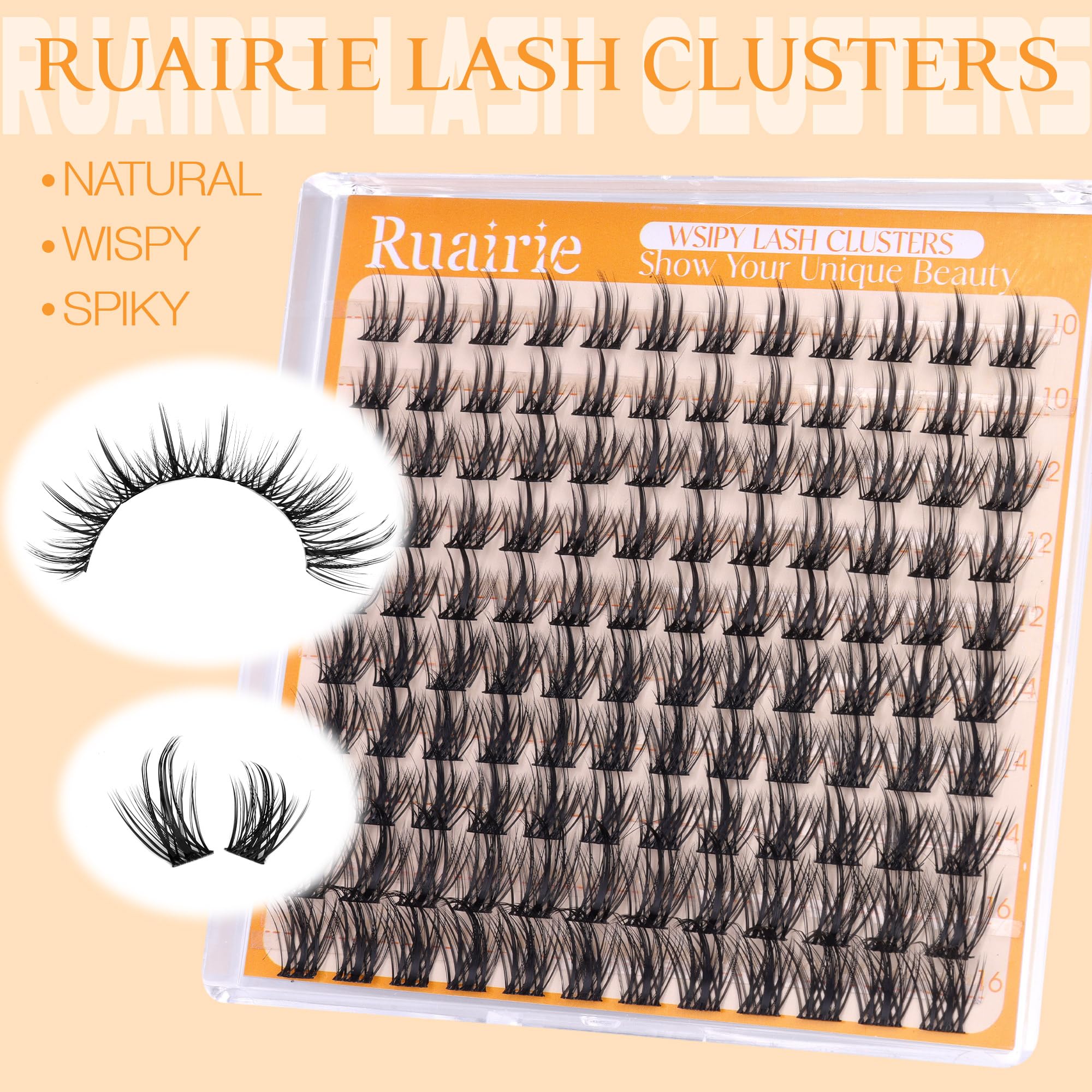 Ruairie nanotech curved fit follows eyelid contours for seamless adhesion.