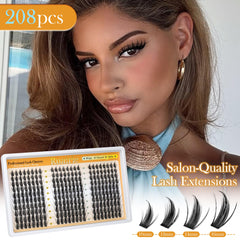 Ruairie natural weightless lashes feel light and comfortable all day.