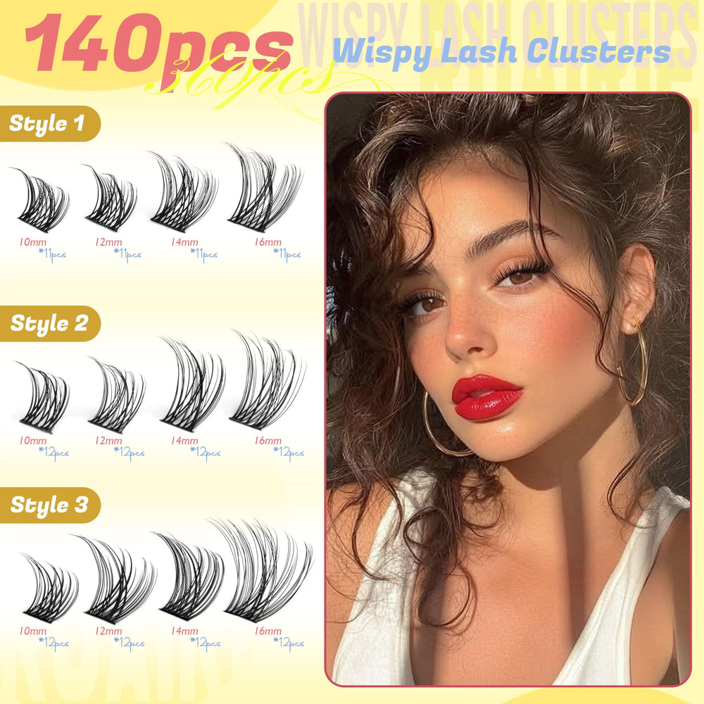 Ruairie soft-band lash clusters for comfortable wear
