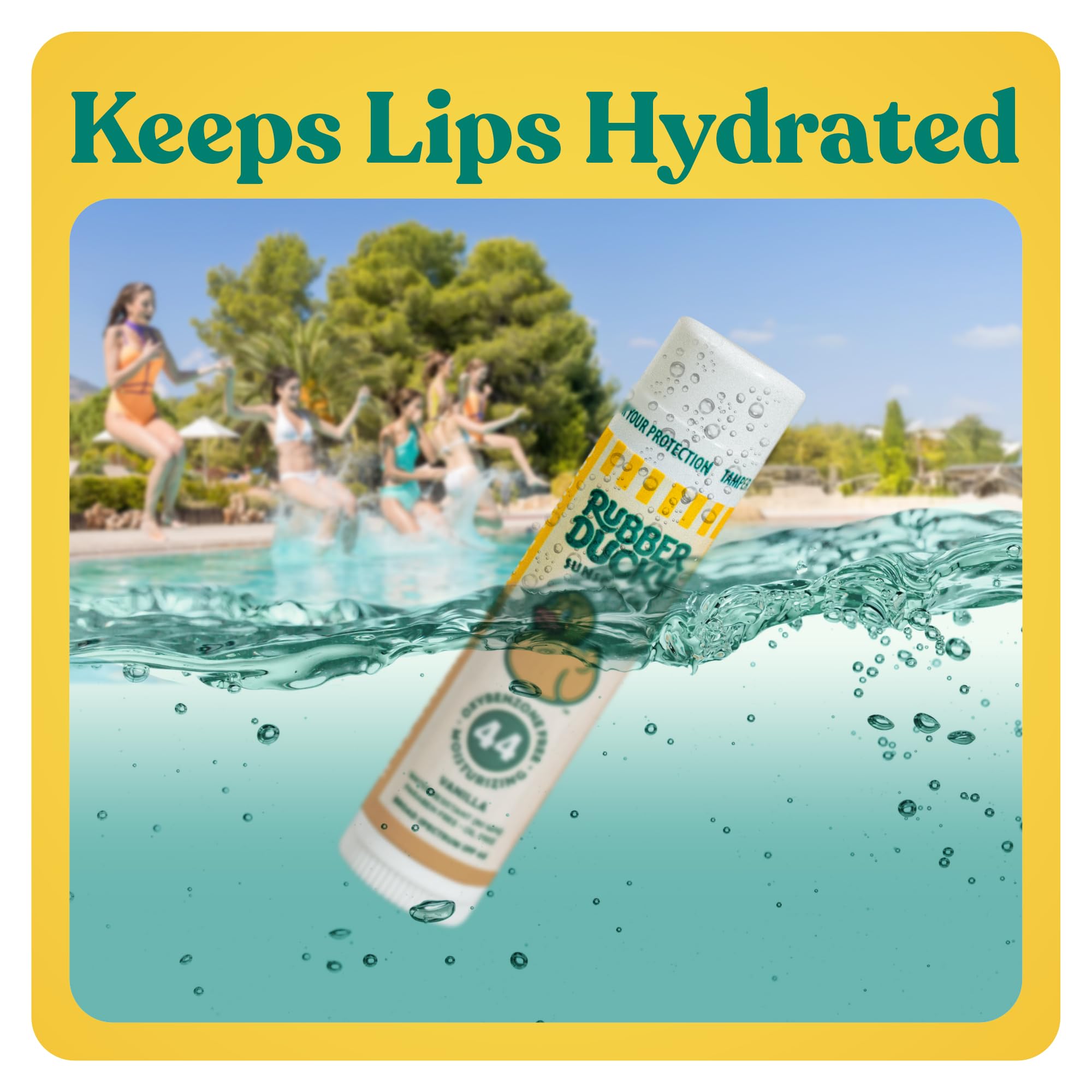 Rubber Ducky SPF 44 lip balm leaves no white cast on lips