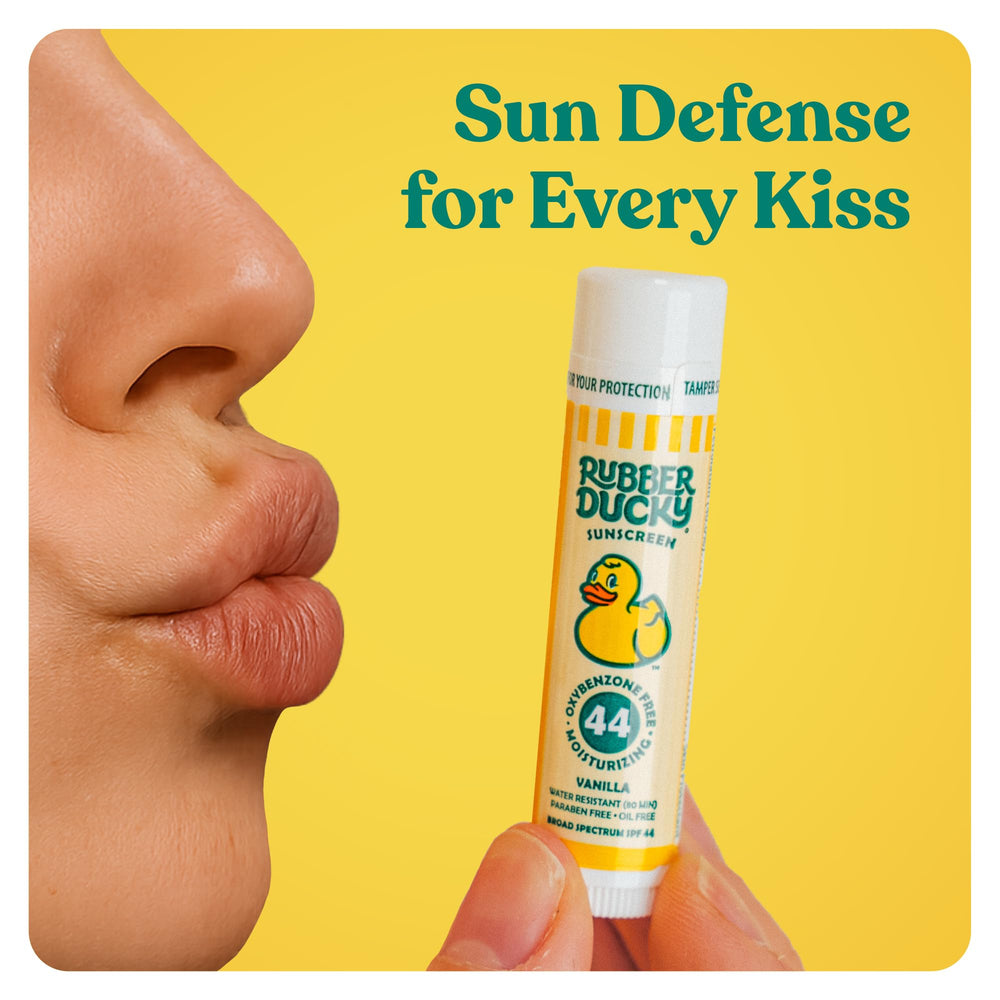  Rubber Ducky lip balm 3-pack ready for beach or bag