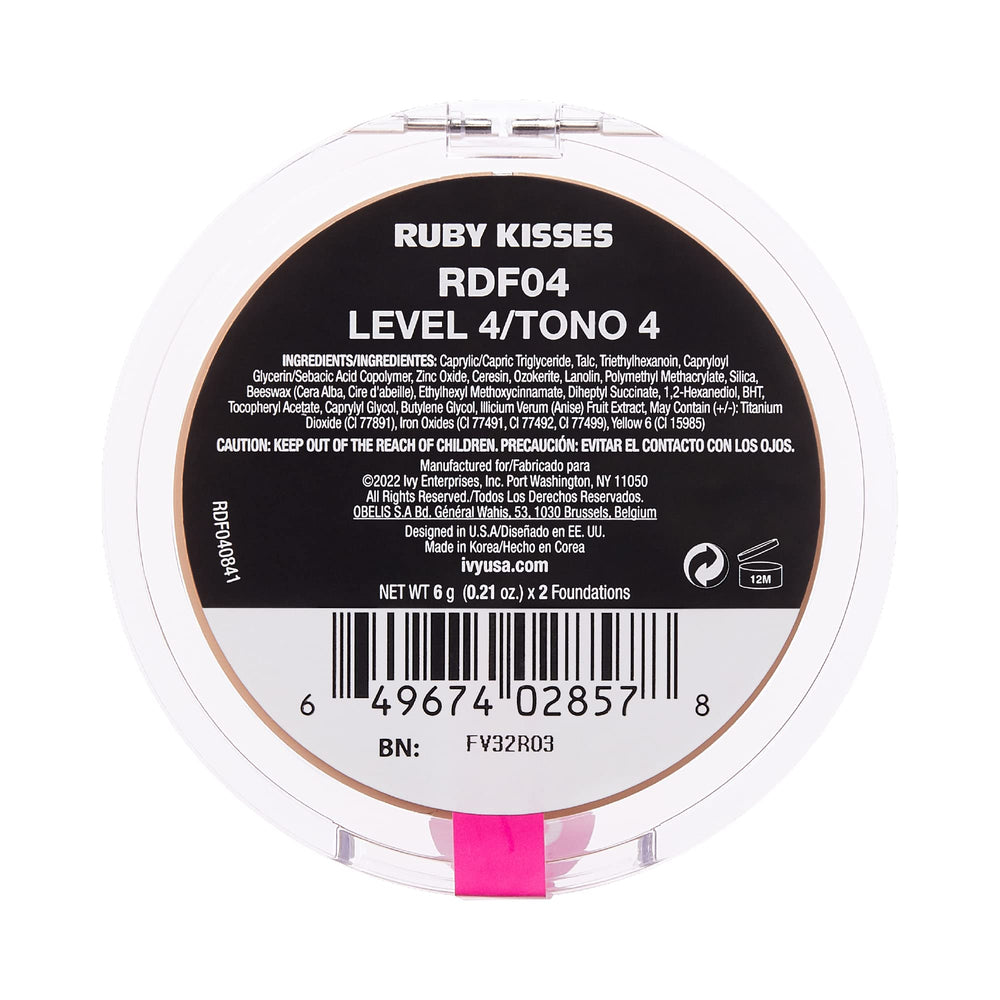 Ruby Kisses 3D Face Creator all-day completion demonstrates versatility across foundation, contour, and concealer.
