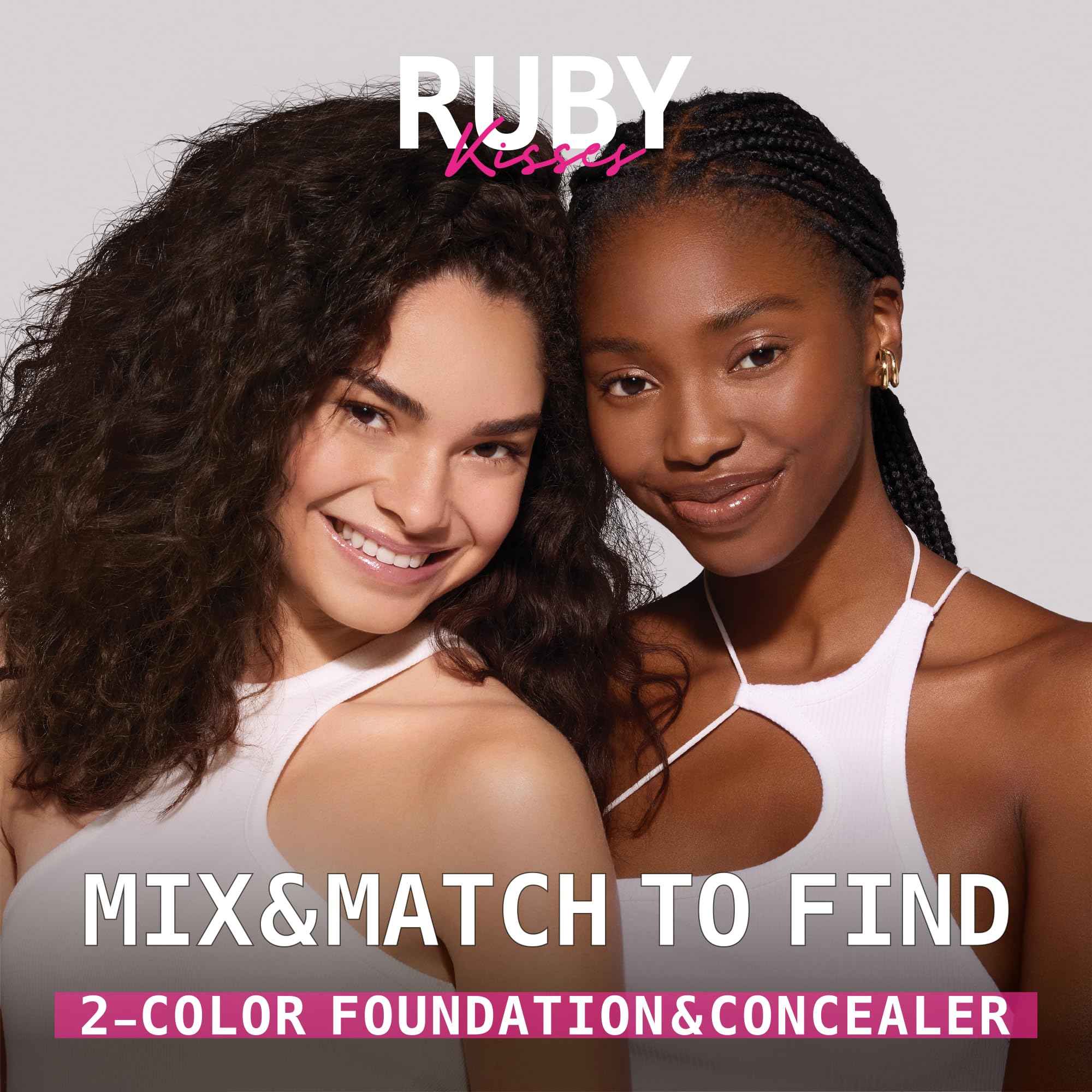 Ruby Kisses 3D Face Creator blend finish shows creamy texture blending smoothly for a seamless look.