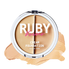 Ruby Kisses 3D Face Creator bottle shows long-lasting, semi-matte foundation.