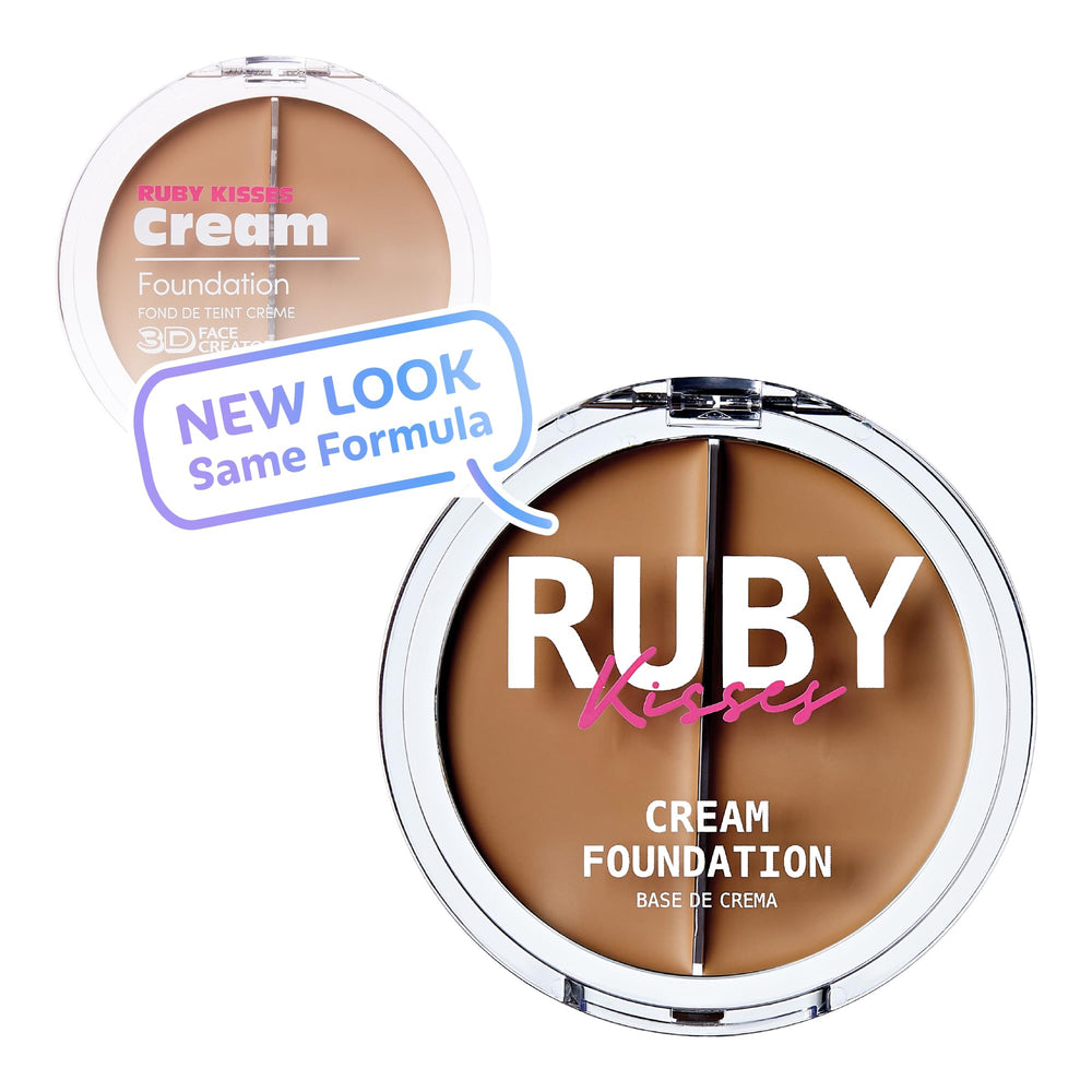 Ruby Kisses 3D Face Creator cream swatch on skin for smooth blendability.