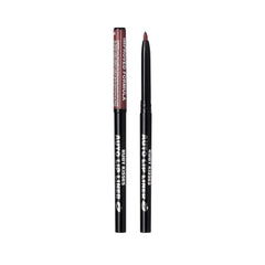 Cocoa lip liner creates a smooth base to prevent feathering.